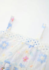 Deanna Embroidery Mini Dress