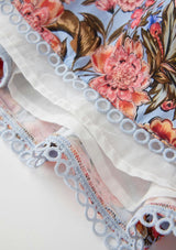 Iliana Cotton Frill Maxi Dress