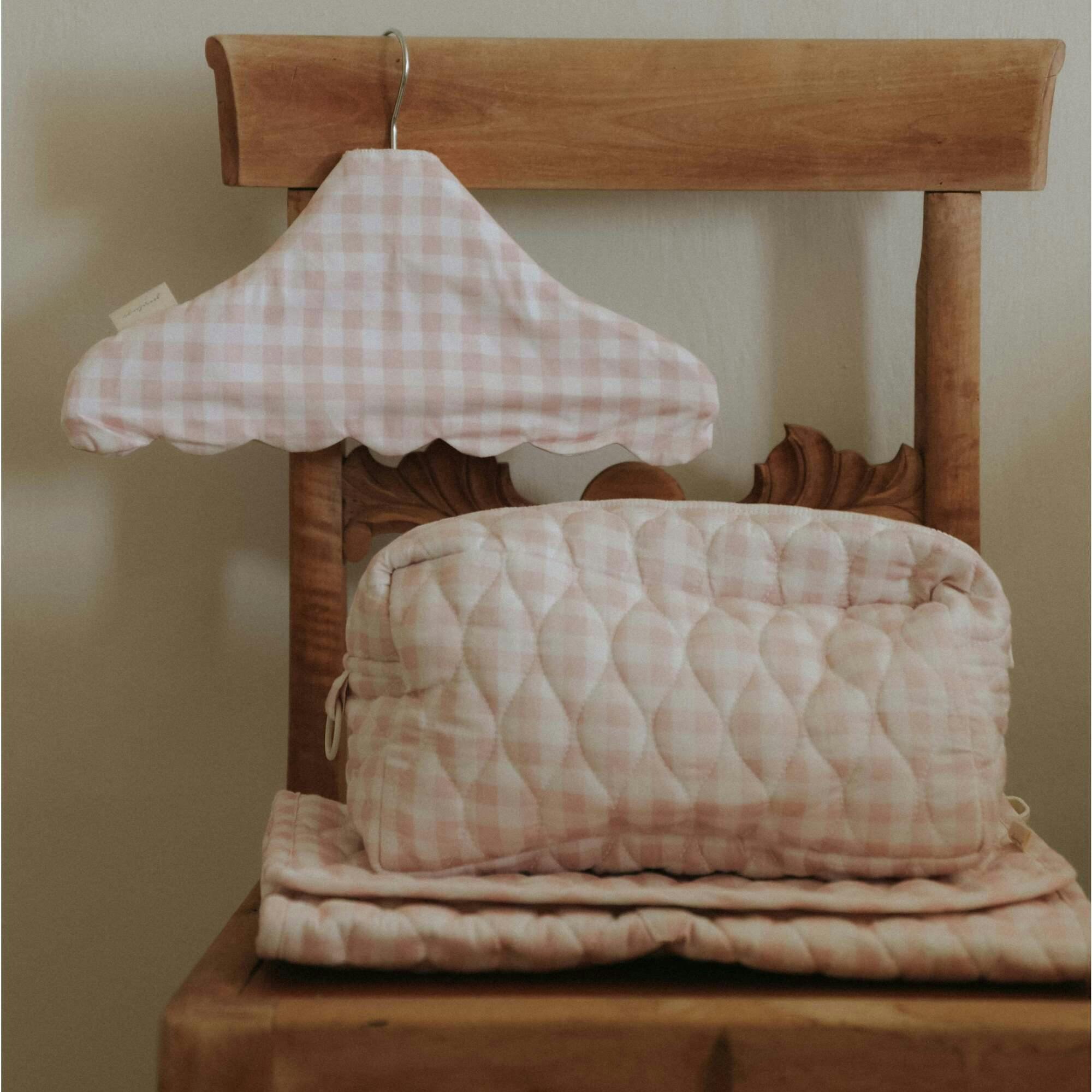 Toiletry Pouch Picnic Gingham Pink