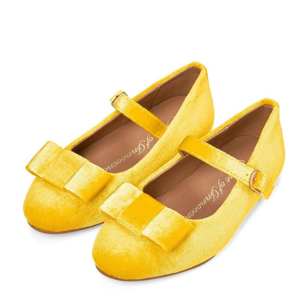 Ellen Velvet Bow Mary Janes