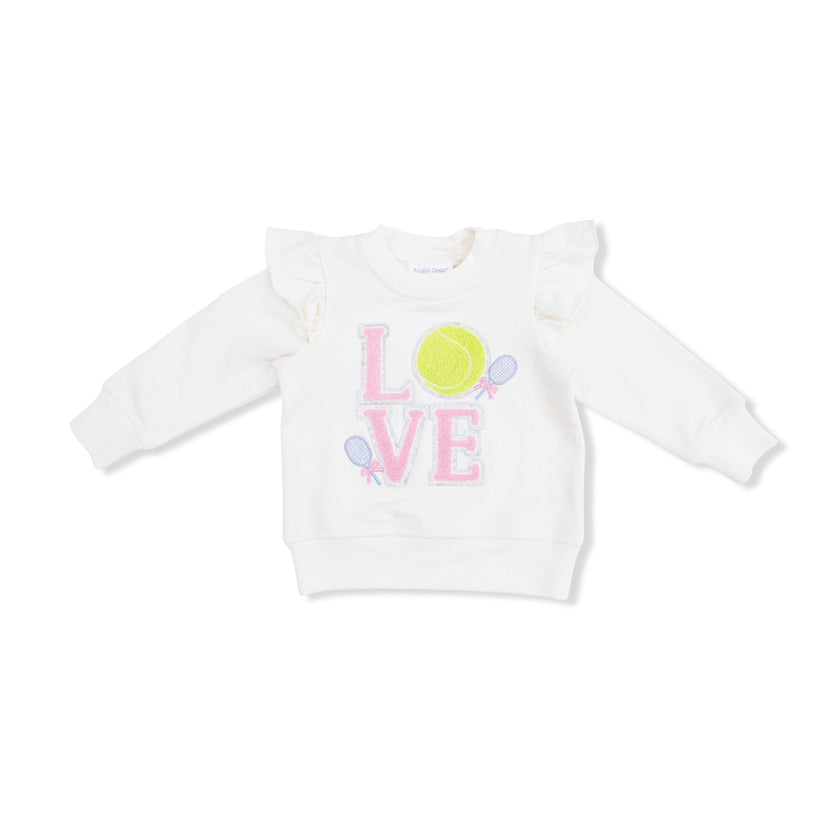 Pretty Tennis - Ruffle Sweatshirt
