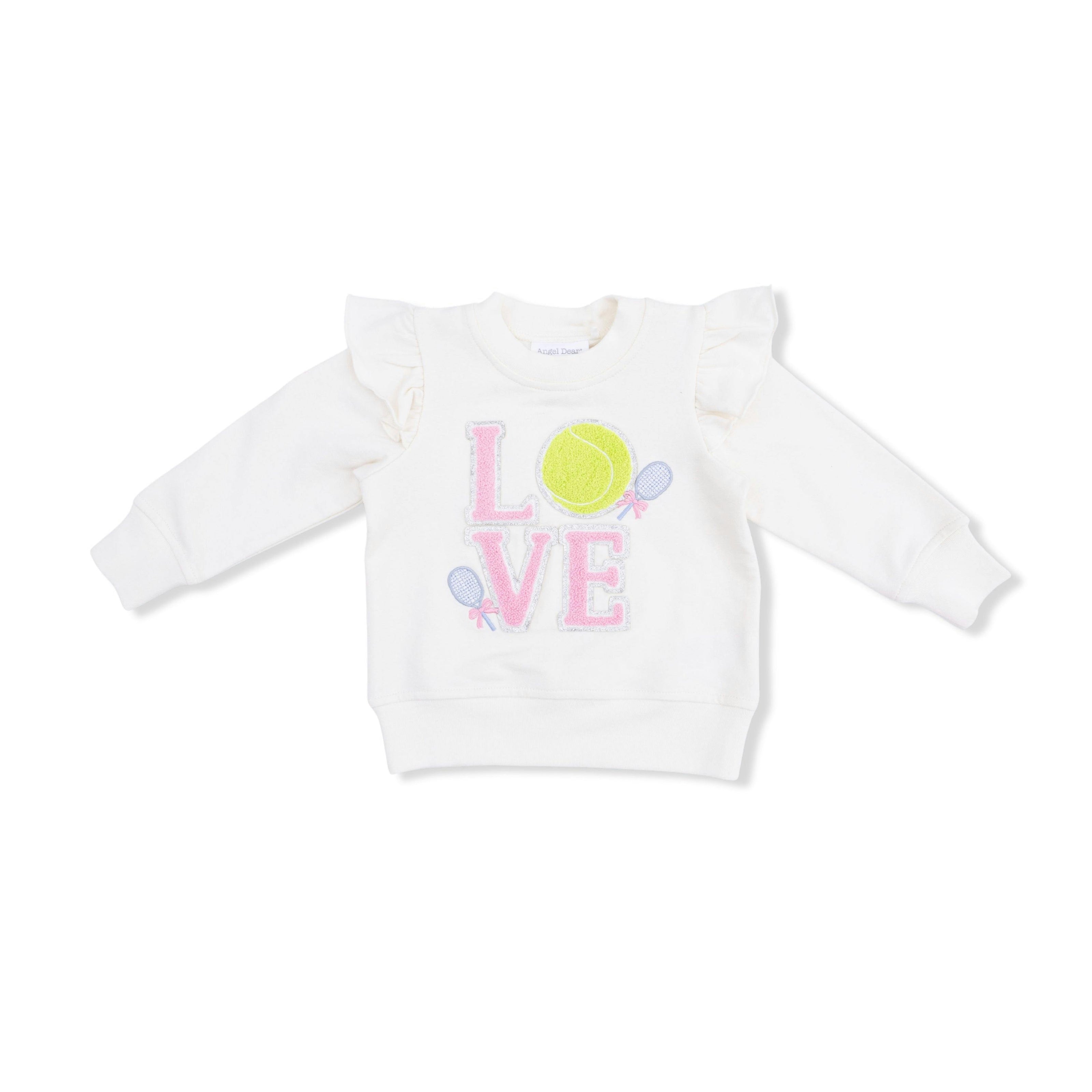Pretty Tennis - Ruffle Sweatshirt