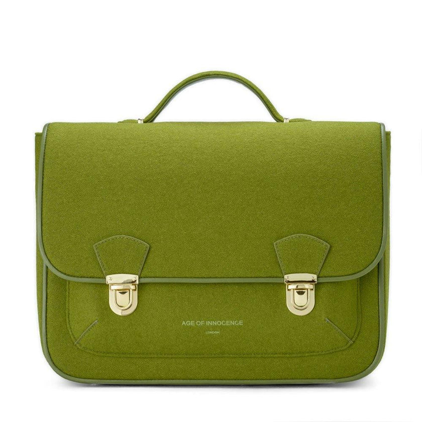 Boston Wool Adjustable Shoulder Strap Schoolbag