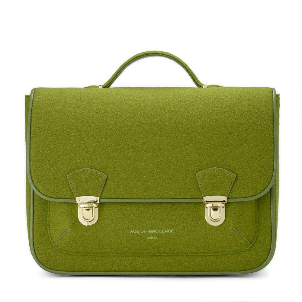 Boston Wool Adjustable Shoulder Strap Schoolbag