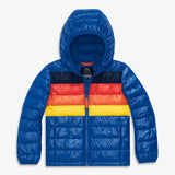 Kids lightweight puffer jacket in stripe