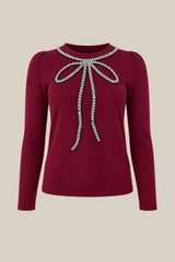 Rhodes Sweater in Burgundy
