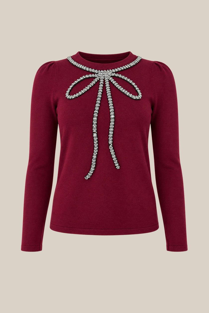 Rhodes Sweater in Burgundy