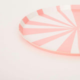 Pink Stripe Side Plates