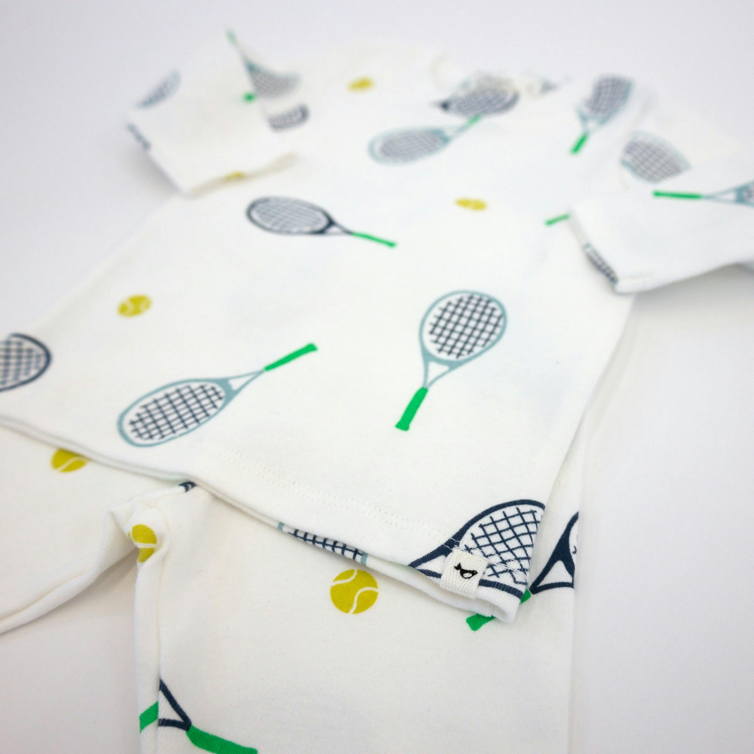 Tennis Print Two Piece Set