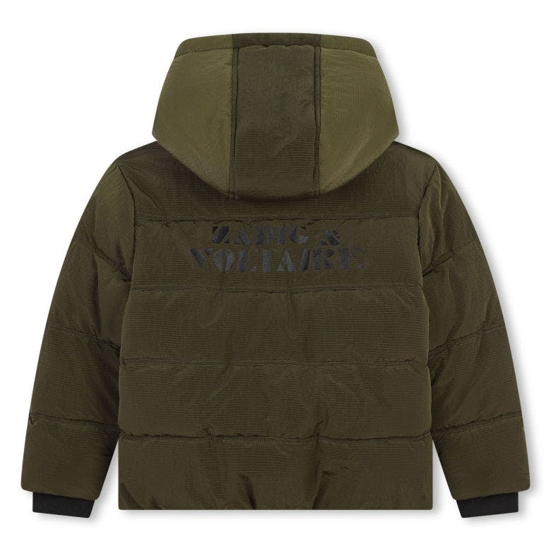 ZADIG & VOLTAIRE Ripstop Water Repellent Hooded Puffer Jacket
