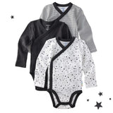 STERLING 3-Pack Side Snap Bodysuit