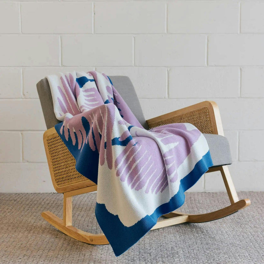 Crows Knit Blanket