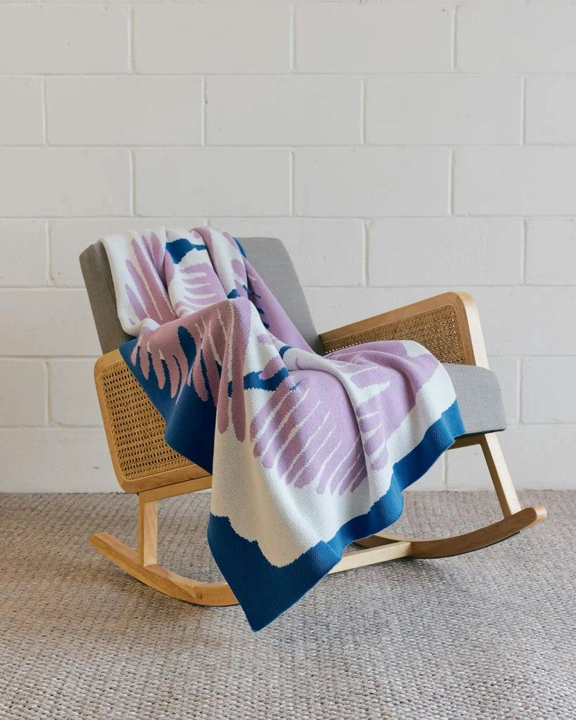 Crows Knit Blanket