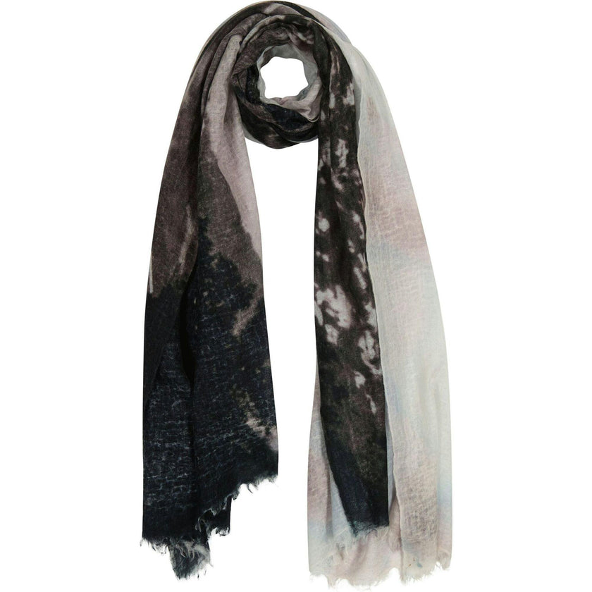 Cashmere St Barth Landing Print Dip Dye Saline Pareo Scarf