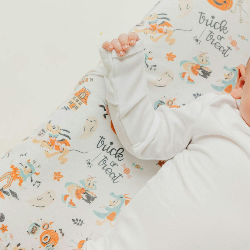 Premium Knit Diaper Changing Pad Cover - Mickey Mouse's Boo Bash