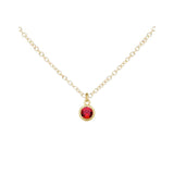 July Birthstone Necklace
