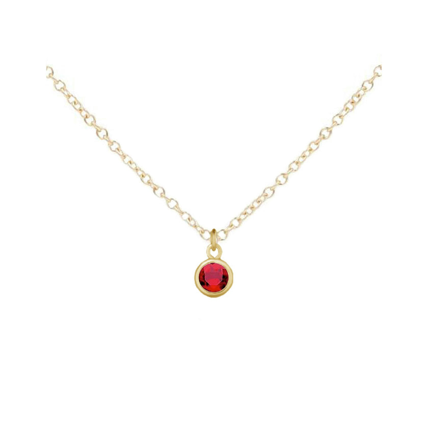 July Birthstone Necklace