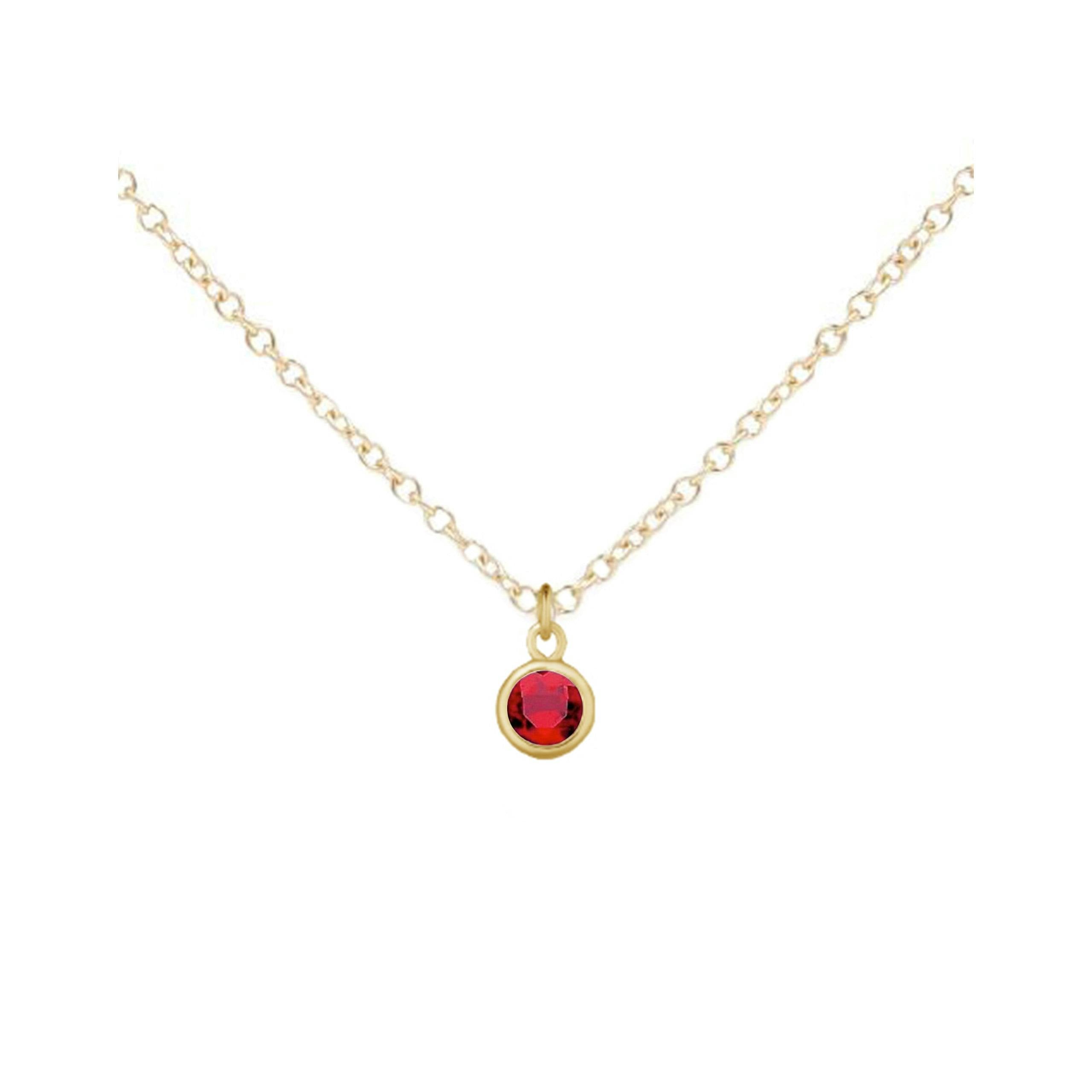 July Birthstone Necklace