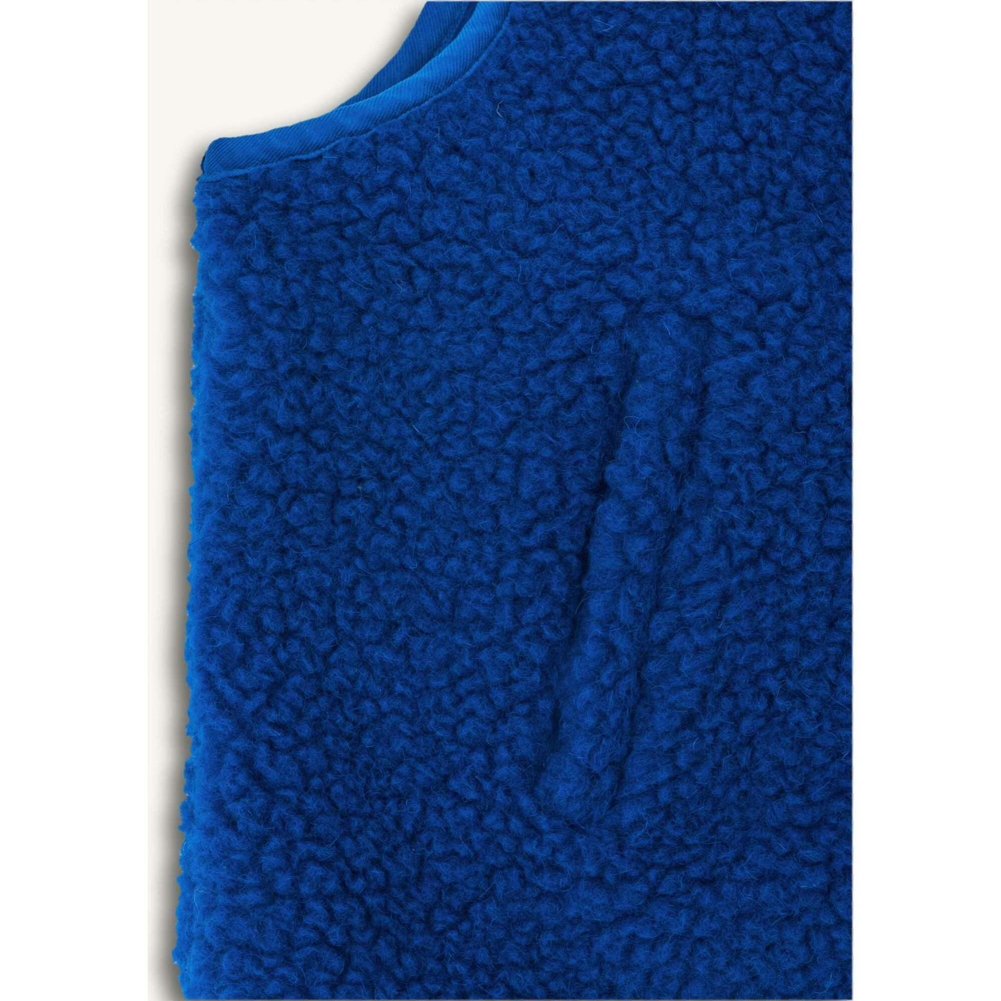 children's merino wool vest - cobalt