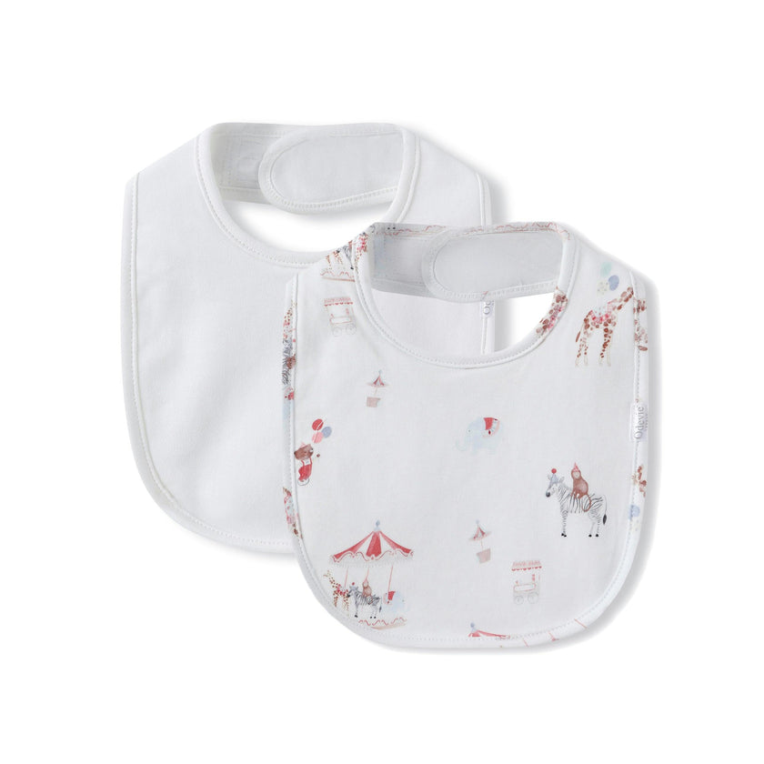 Magnetic Bib 2-Pack - Cirque enchanté