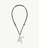 Grande Monogram Necklace in Silver