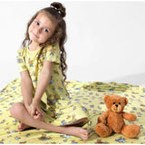 Teddy Picnic Girls' Short Sleeve Dress