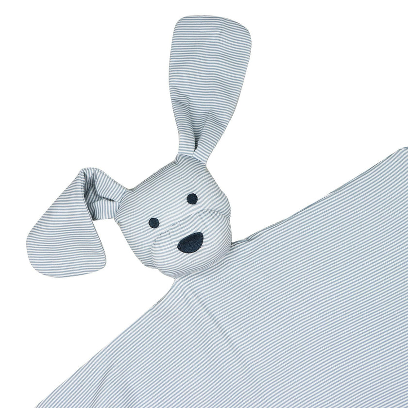 Pistachio Green Mini-Stripe Dog Lovey Blanket