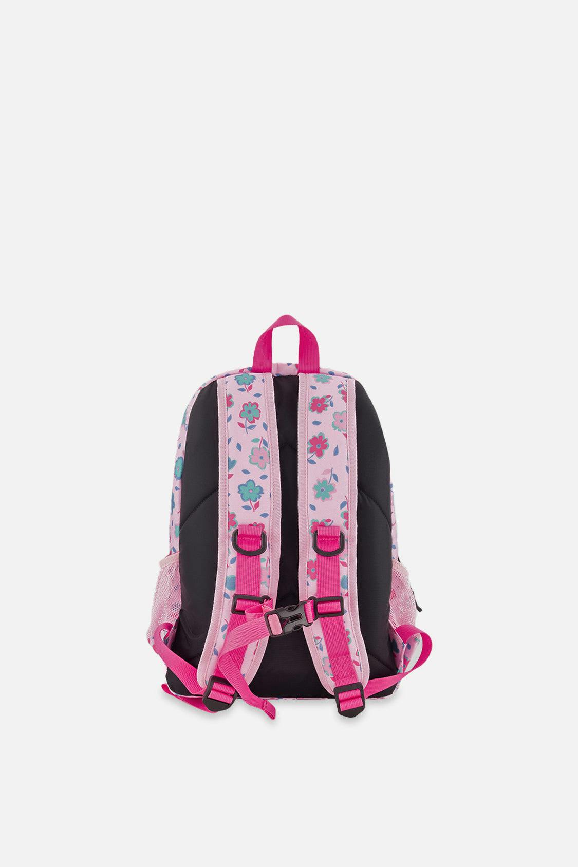 Little Girl Flowers Compact Functional Backpack