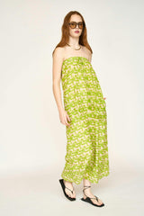 Bonaire Dress in Lime Popova