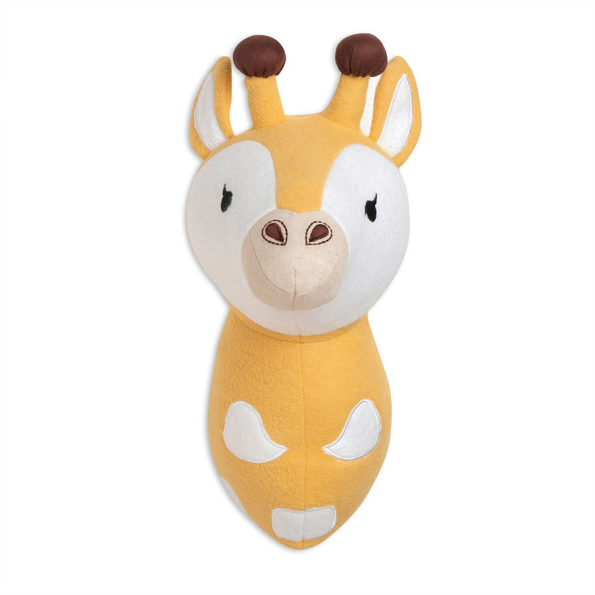 Kendi Giraffe Plush Head Wall Decor