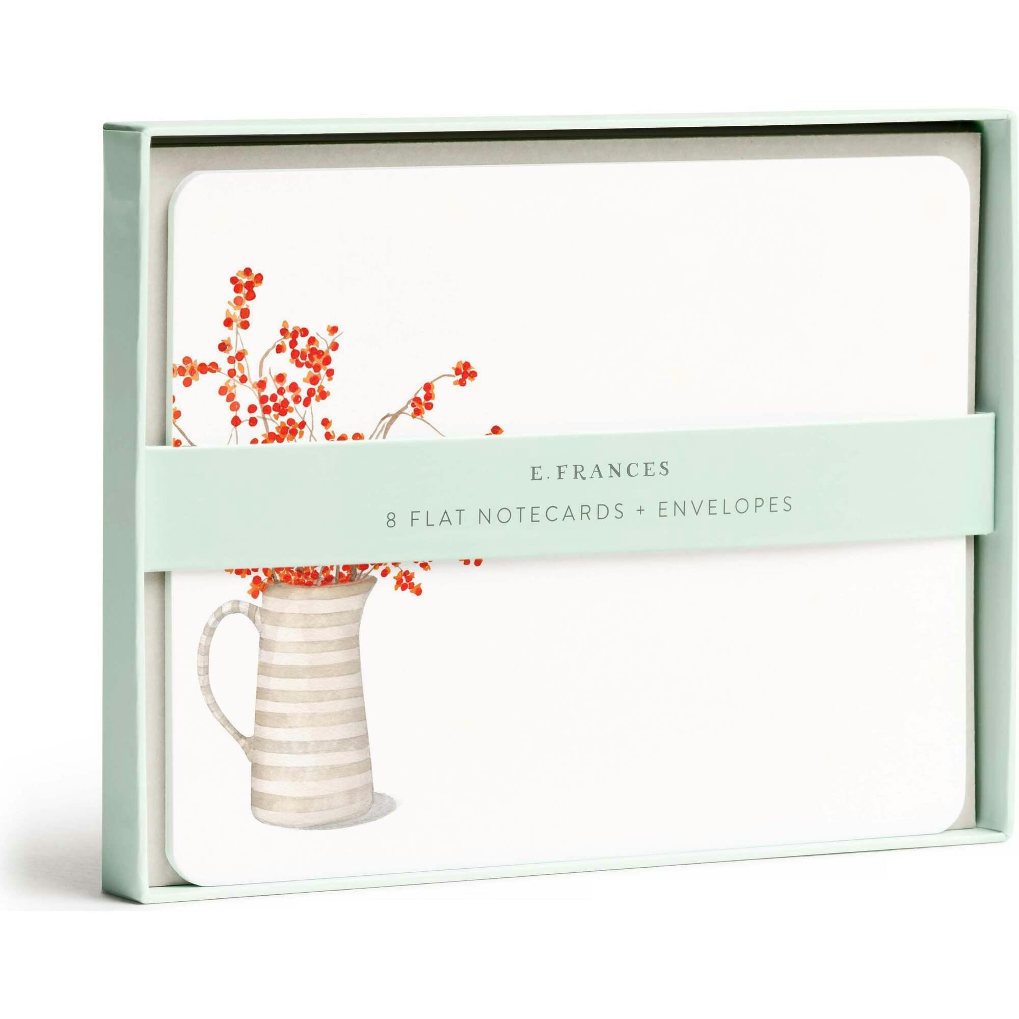 Set of 8 Flat Notecards