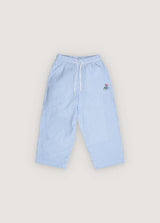 Almond Pant Vista Blue Seersucker Stripes