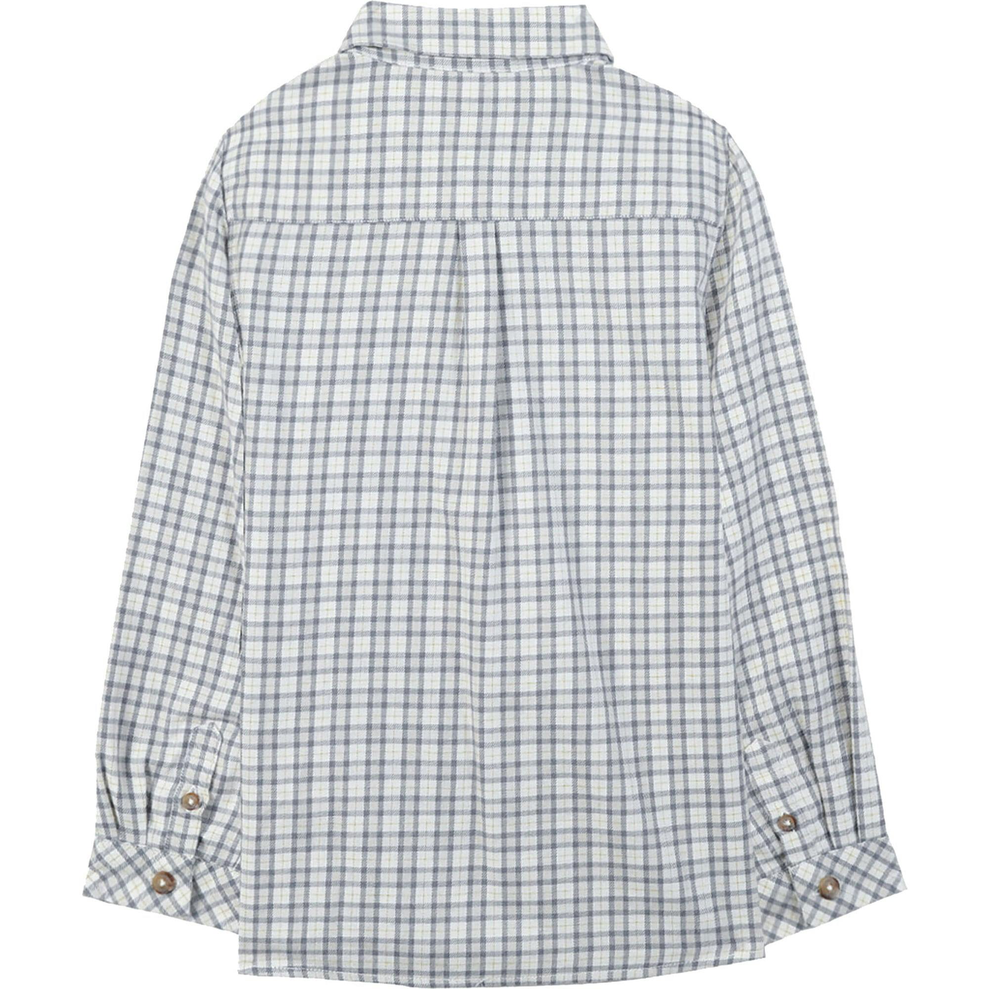 Plaid Long Sleeve Button-Down Shirt