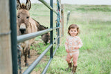 Rose Elephant Organic Long Sleeve One Piece