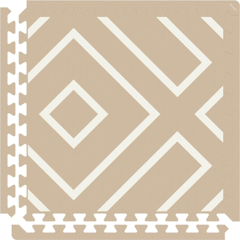 Modern Blocks - Desert Sand - Play Mat, Prints