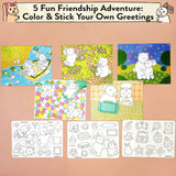To My Friends Postcard Art Kit