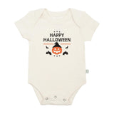 graphic bodysuit | halloween pumpkin