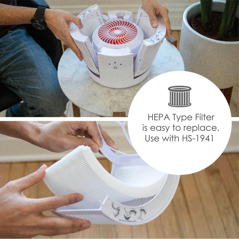 Air Purifier with HEPA, For Small Rooms
