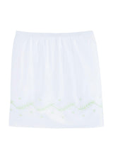 Embroidered Crib Skirt - Meadow