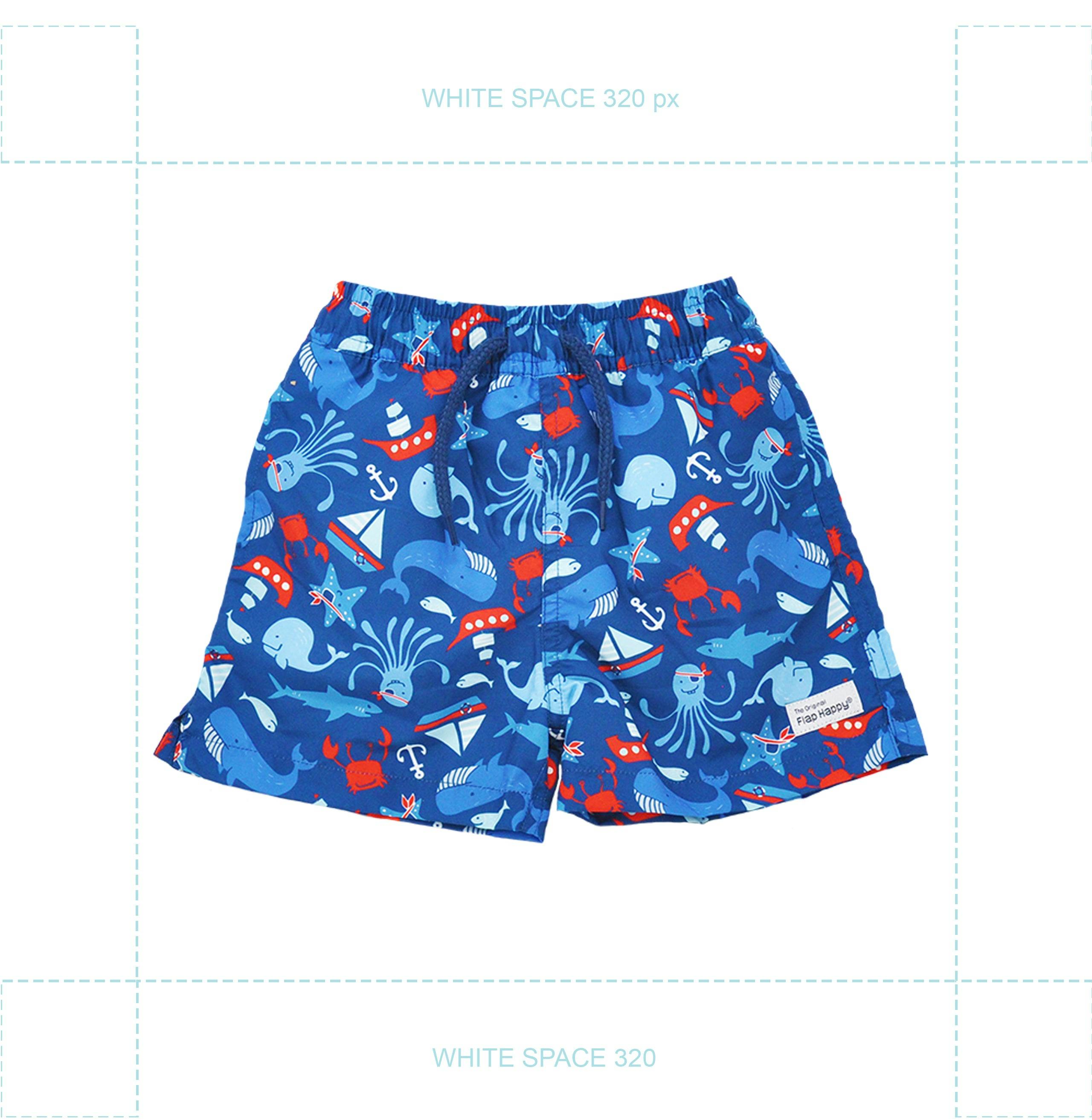 UPF 50+ Wesley Swim Trunks w/ Mesh Liner