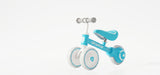 Allobebe Baby Balance Bike for Ages 1-3 – Adjustable Seat, Silent & Soft 3-Wheel Ride-On, Light Blue