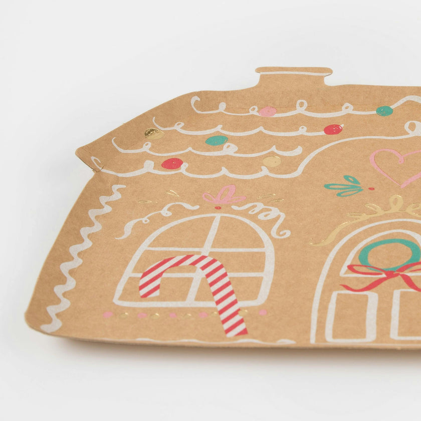 Gingerbread House Plates
