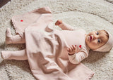 Bebe Heart Footie And Beanie