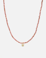 Pink Rhodochrosite Bead Necklace