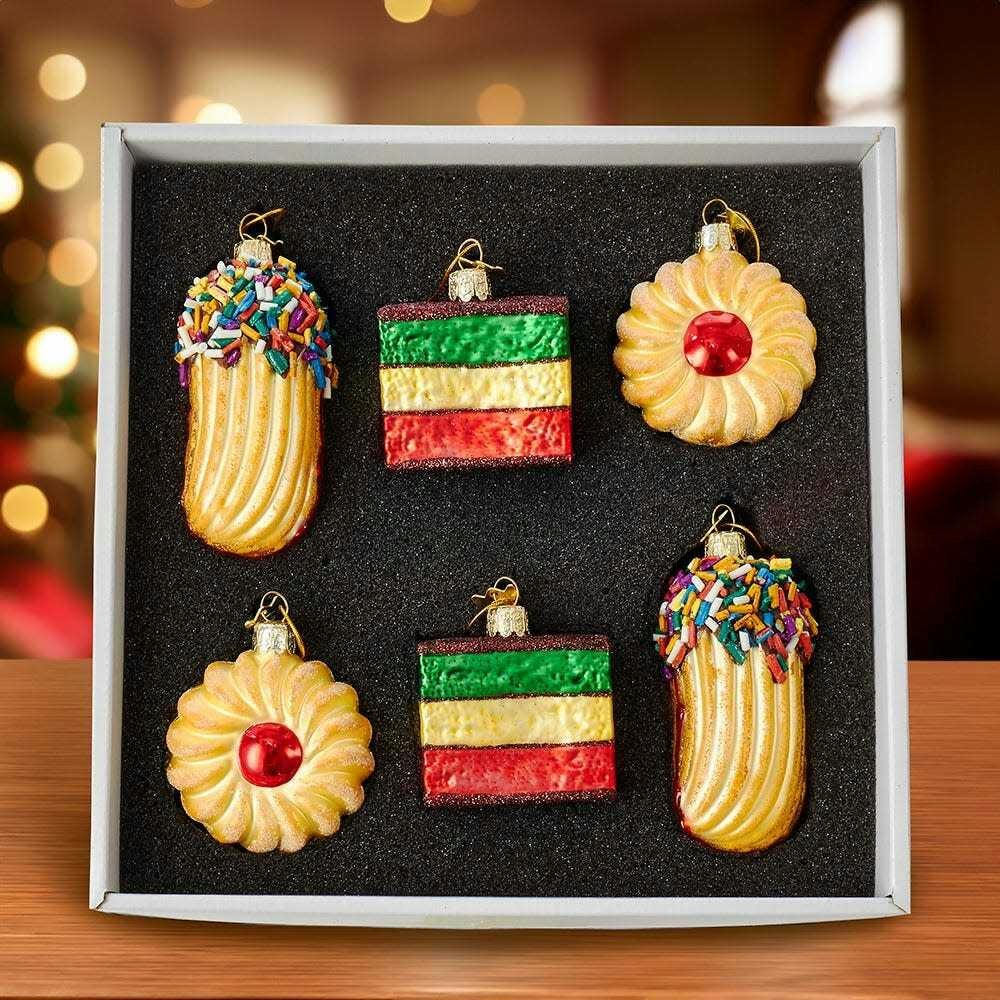 Noble Gems Cookie Glass Ornament Set