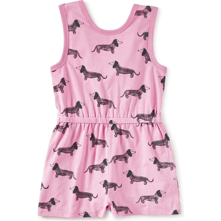 Reversible Wrap Romper, Pink