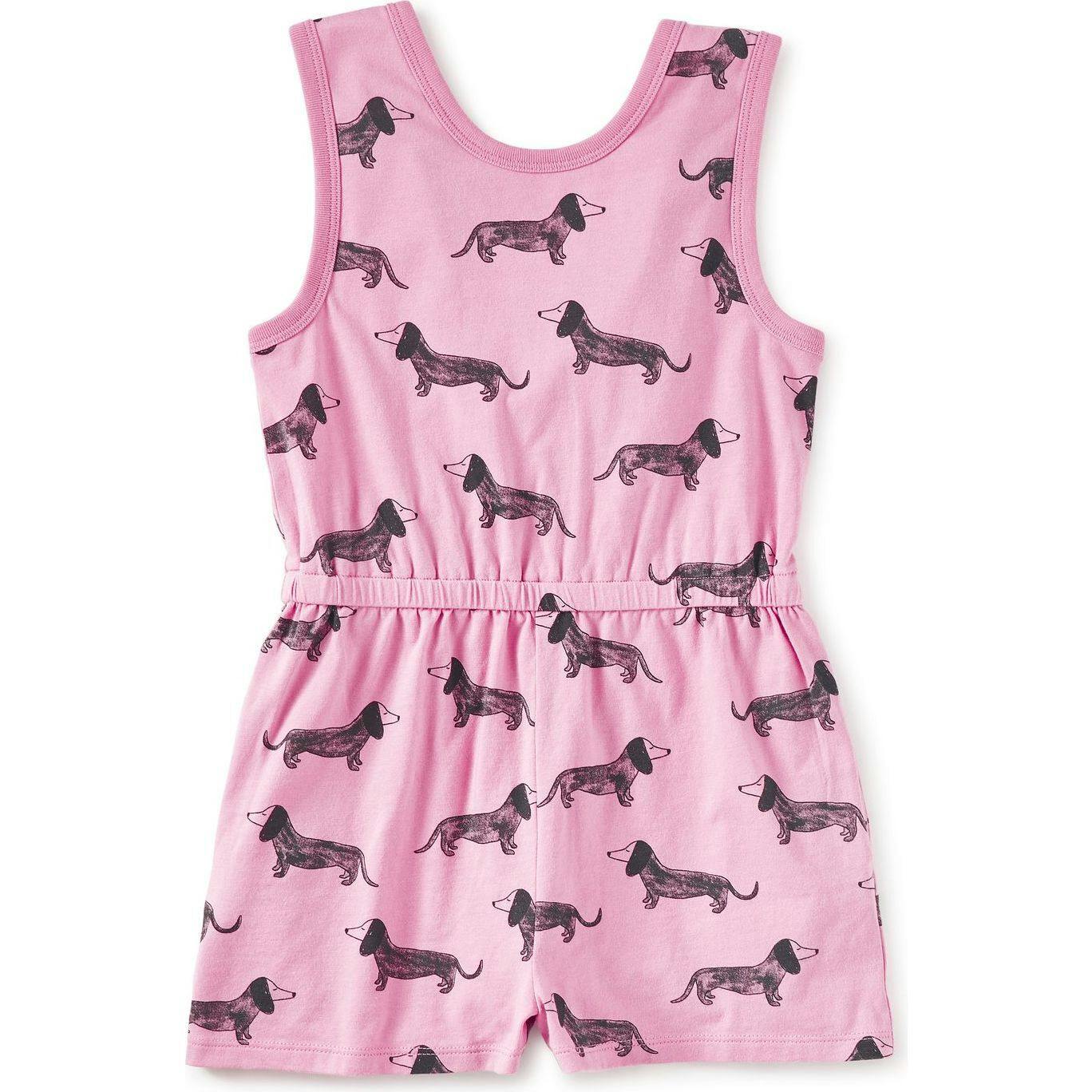 Reversible Wrap Romper, Pink