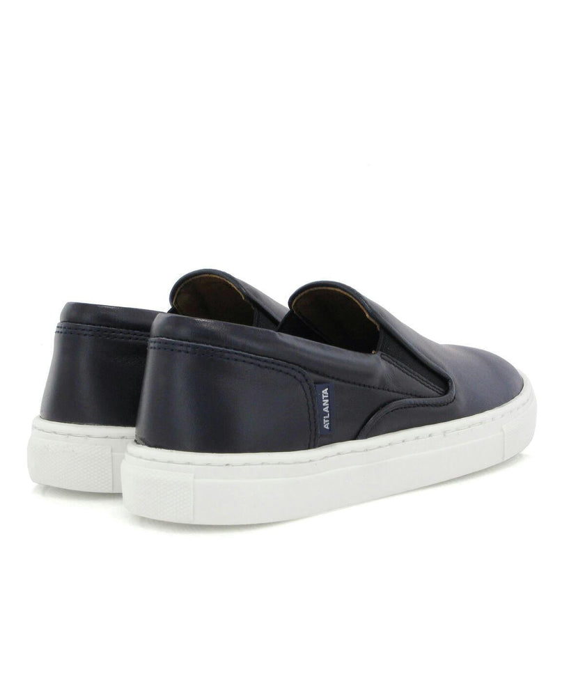 Slip On Sneakers - navy blue smooth