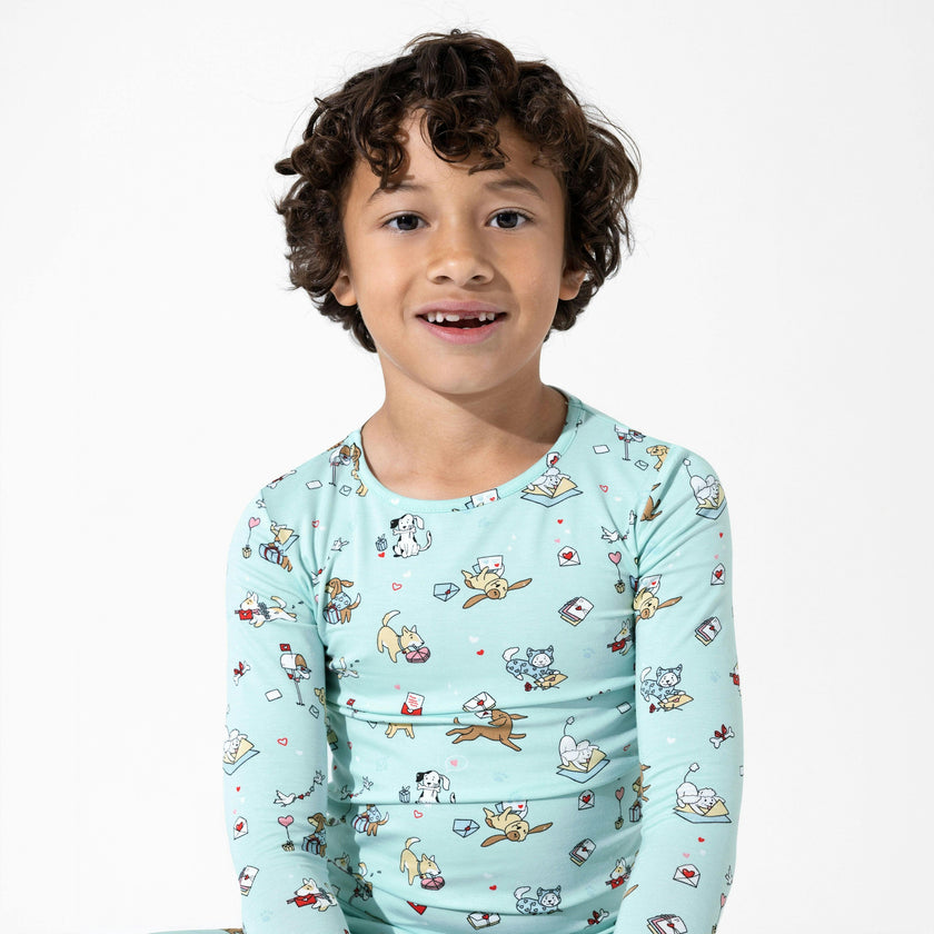 Puppy Love Bamboo Kids Pajamas