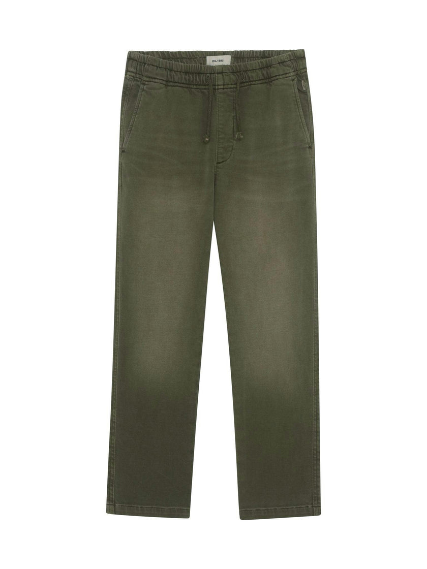 Quentin Knit Denim Jogger | Olive